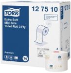 Tork Toiletpapier T6 Mid-size 3-Laags Premium - 27x70m 127510